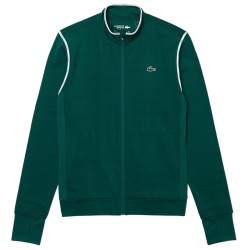 Men's Jumper Lacoste Thermo-Regulating Zip Sweatshirt M - green/white/navy blue