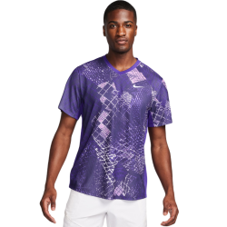 Men's T-shirt Nike Court Dri-Fit Victory Novelty Top - field purple/white