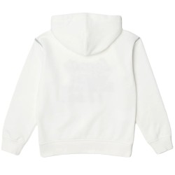 Boys' jumper Lacoste Sport Roland Garros Edition Embroidered Sweatshirt - white