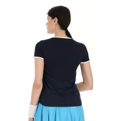 Women's T-shirt Lotto Top W IV Tee 2 - blue atoll/navy blue