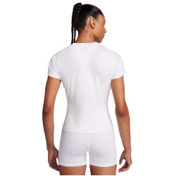 Women's T-shirt Nike Court Dri-Fit Advantage Top - white/white/white/black