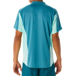 Men's Polo T-shirt Asics Match Actibreeze Polo Shirt - misty pine