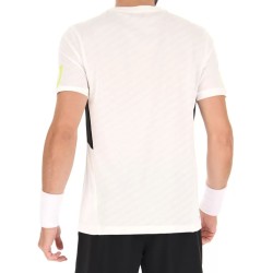 Men's T-shirt Lotto Tech I D4 Tee - bright white/sharp green
