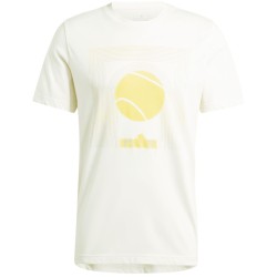 Men's T-shirt Adidas Graphic Tennis T-Shirt - ivory