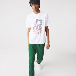 Men's T-shirt Lacoste SPORT Short Sleeve T-Shirt RG - white