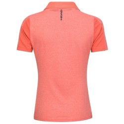 Women's polo T-shirt Head Padel Tech Polo Shirt - coral