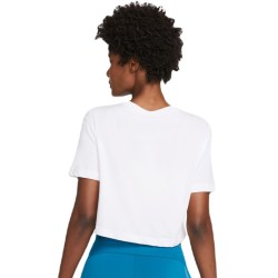 Women's T-shirt Nike Dri-Fit Slam Crop Top - white