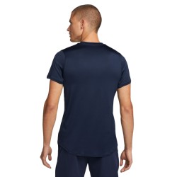 Men's T-shirt Nike Men's Dri-Fit Advantage Crew Top - obsidian/white