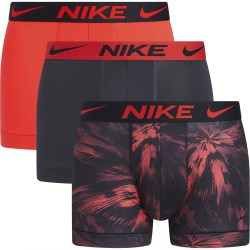 Men's Boxers Nike Dri-Fit Essential Micro Trunk 3P - hyperspc print/anthracite/track red