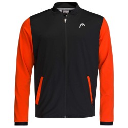Men's Jumper Head Breaker Jacket M - black/tangerine