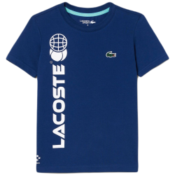 Boys' t-shirt Lacoste Cotton Jersey Tennis T-Shirt - navy blue