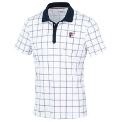 Men's Polo T-shirt Fila Polo John - white/peacoat blue