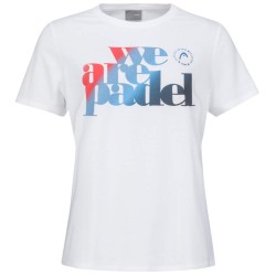 Women's T-shirt Head We Are Padel II T-Shirt - white/navy