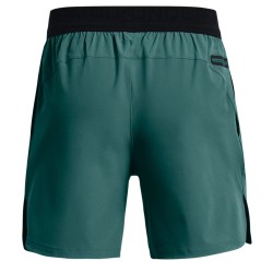 Men's shorts Under Armour Men's UA Armor Print Peak Woven Shorts - coastal teal/black