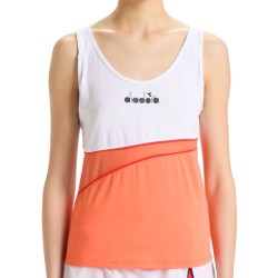 Women's top Diadora L. Tank Icon W - vermillion orange