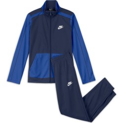 Boys' tracksuit Nike U Swoosh Futura Poly Cuff TS - midnight navy/gamer royal/white