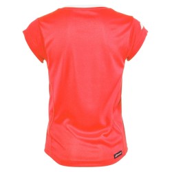 Girls' T-shirt Babolat Core Flag Club Tee Girl - fluo strike/white