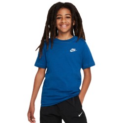 Boys' t-shirt Nike Kids NSW Tee Embedded Futura - court blue/white