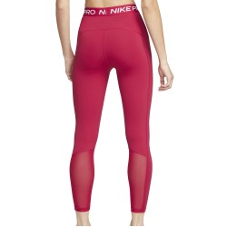 Women's leggings Nike Pro 365 Tight 7/8 Hi Rise W - mystic hibiscus/white