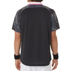 Men's Polo T-shirt Asics Court Graphic Polo-Shirt - carrier grey