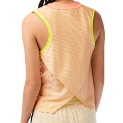 Women's top Lacoste Sport Roland Garros T-shirt - peach