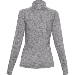 Women's long sleeve T-shirt Under Armour Tech 1/2 Zip-Twist - black