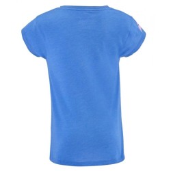 Girls' T-shirt Babolat Exercise Cotton Tee Girl - french blue heather