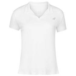 Women's polo T-shirt Babolat Play Polo Women - white/white