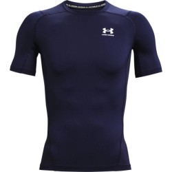 Men's T-shirt Under Armour Men's HeatGear Armour Short Sleeve - midnight navy/white