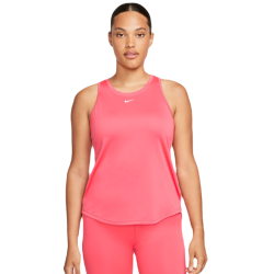Women's top Nike Dri-Fit One Tank - light fusion red/white