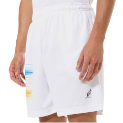 Men's shorts Australian Ace Short Brush Line Print - bianco