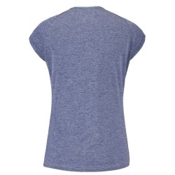 Women's T-shirt Babolat Play Cap Sleeve Top Women - white/blue heather