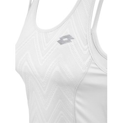 Women's top Lotto Nixia IV Tank + Bra - white