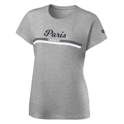 Women's T-shirt Wilson Paris 2021 Tech Tee W - heather grey