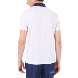 Men's Polo T-shirt Australian Polo Ace Brush Line Print - bianco