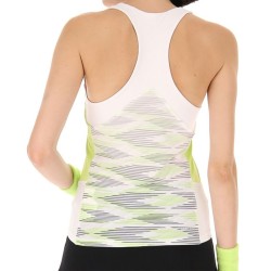 Women's top Lotto Tech W I - D4 Tank - bright white/sharp green