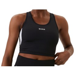 Women's top Bj_rn Borg Crop Tank W - black beauty