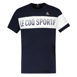 Men's T-shirt Le Coq Sportif BAT Tee Short Sleeve N°2 SS23 - sky captain/new optical white