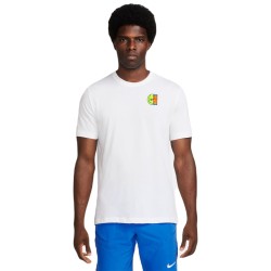 Men's T-shirt Nike Court Dri-Fit T-Shirt Open - white