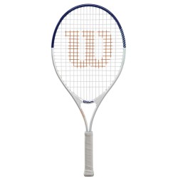 Junior tennis rackets Wilson Roland Garros Elite 23 Kit - white/navy