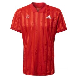 Men's T-shirt Adidas Freelift Tee ENG M - scarlet/white