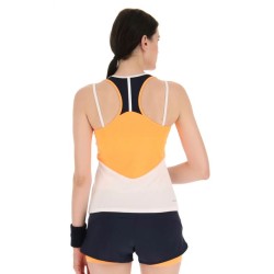 Women's top Lotto Top W IV Tank 1 - bright white/orange