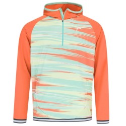 Men's Jumper Head Topspin Hoodie - pastell green/print vision