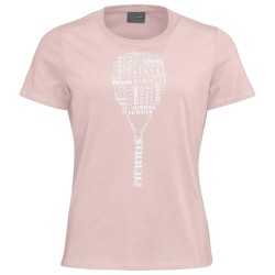 Women's T-shirt Head TYPO T-Shirt W - rose