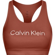 Women's bra Calvin Klein Medium Support Sports Bra - russet