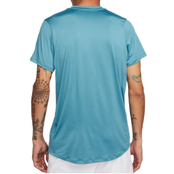 Men's Polo T-shirt Nike Court Dri-Fit Advantage Polo - mineral teal/white