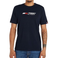 Men's T-shirt Tommy Hilfiger Essentials Big Logo Short Sleeve Tee - desert sky