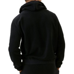 Men's Jumper Bj_rn Borg Stockholm Fleece Hoodie M - black beauty