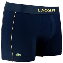 Men's Boxers Lacoste Men’s Breathable Technical Mesh Trunk - navy blue/yellow