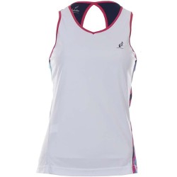 Women's top Australian Tank Top Printed Back - bianco